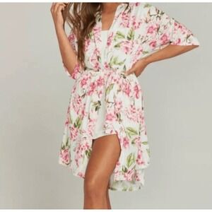 Show Me Your Mumu Brie Garden of‎ Blooms Kimono Robe One Size  Floral Romantic